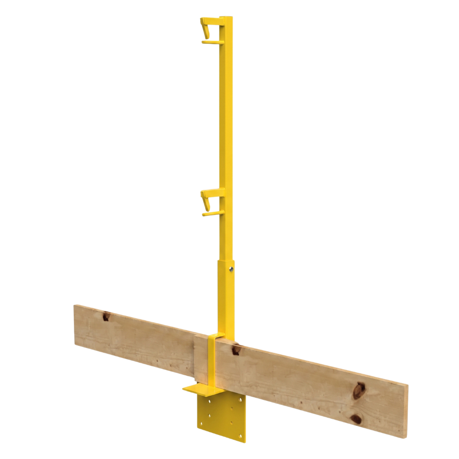 GUARD RAIL POST ADJUSTABLE SIMPLE BASE