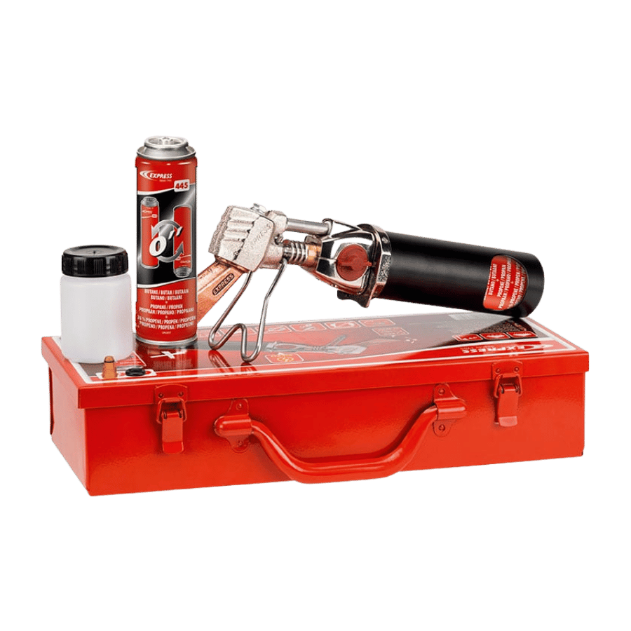 Roofer hoseless soldering iron metal case set