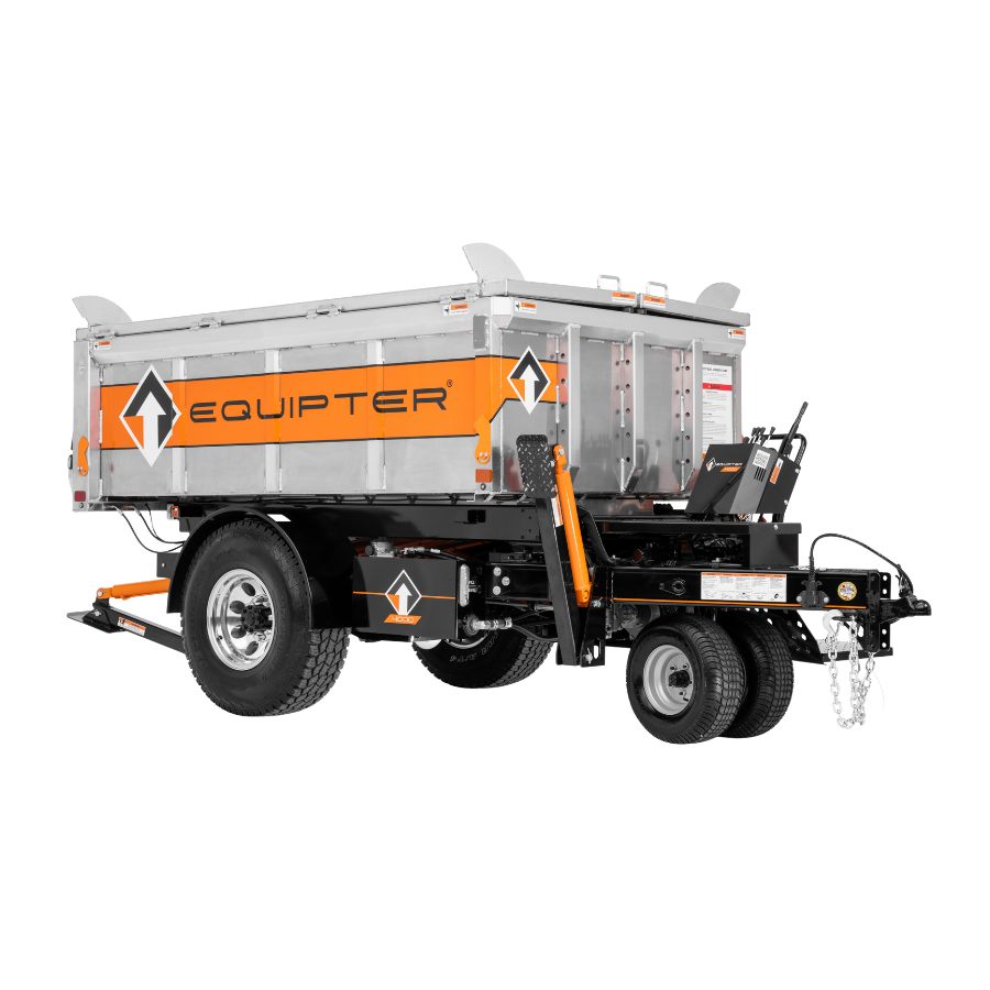 Drivable debris container